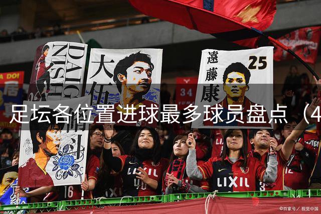 足坛各位置进球最多球员盘点（433阵型）